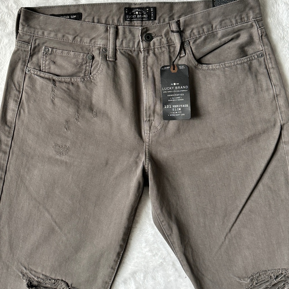 Lucky Brand Gray Relaxed Jeans with Classic Fit
